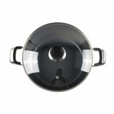 Non Stick Casserole Saucepan with Glass Lid 30cm