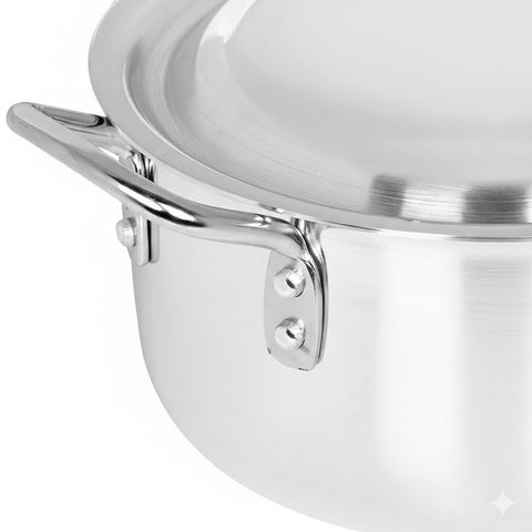 26cm Casserole with Lid Single Piece for Stovetop Cooking