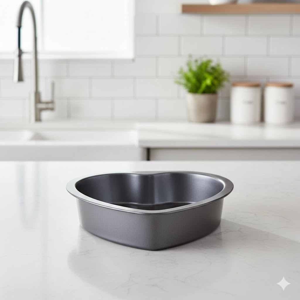 Heart Shape Non-Stick Cake Tin 23 x 22.5 x 3.7cm