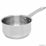 14cm Stainless Steel Milk Pan with Induction Base Without Lid