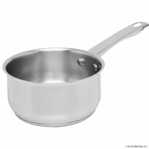 14cm Stainless Steel Milk Pan with Induction Base Without Lid