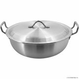 35cm Aluminium Wok with Lid