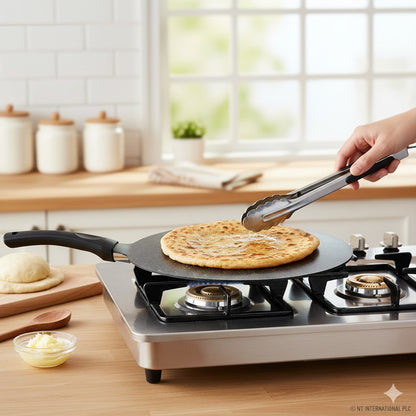 30cm Non Stick Die Cast Tawa Black