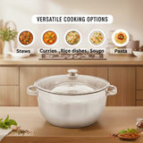 Professional Casserole Induction 28cm / 30cm Glass Lid