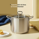 30cm Professional Stockpot with Glass Lid